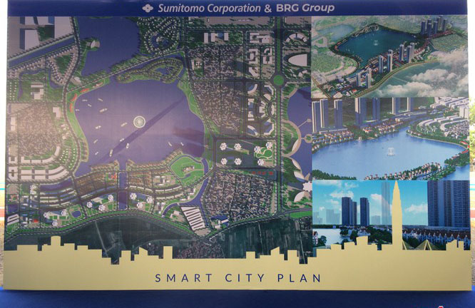 tổng thể mặt bằng BRG Smart City