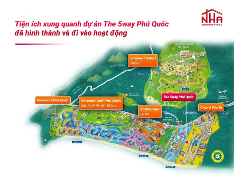 The 5 Way Phú Quốc mang đến chuỗi tiện ích đẳng cấp